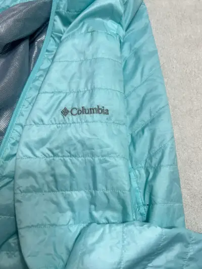 Chaqueta celeste Columbia niña talla XS (7-8) - miniatura 4