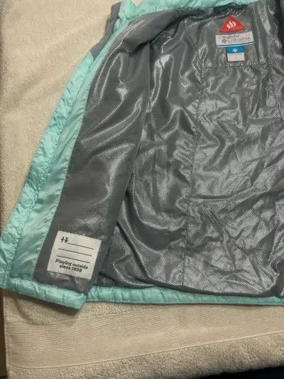 Chaqueta celeste Columbia niña talla XS (7-8) - miniatura 5