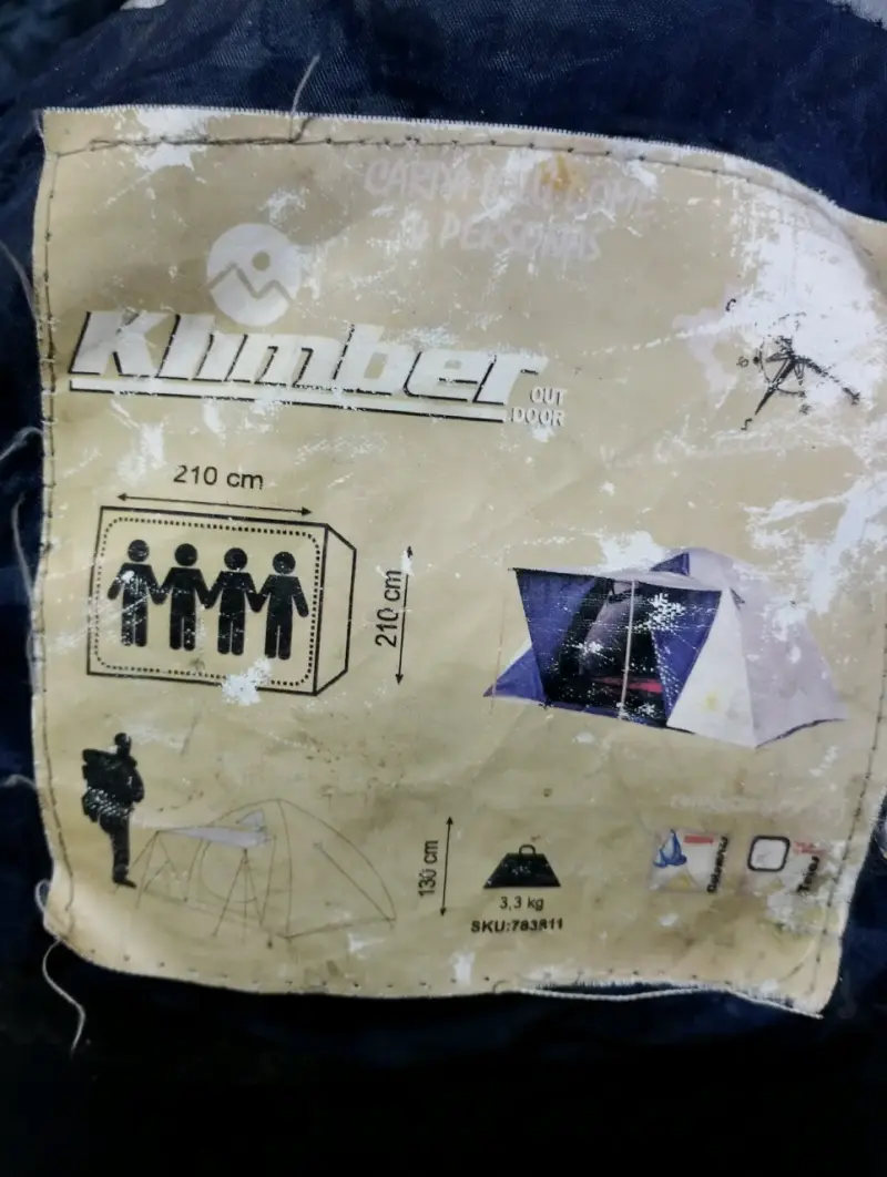 Carpa Klimber para 4 personas