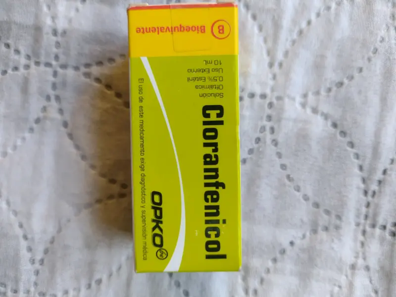 Solución oftálmica Cloranfenicol 10 ml