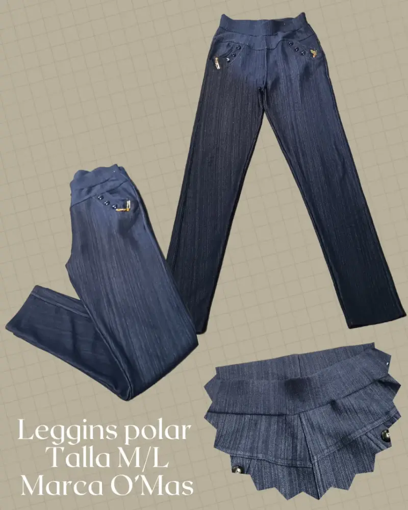 Leggings de polar diseño jeans