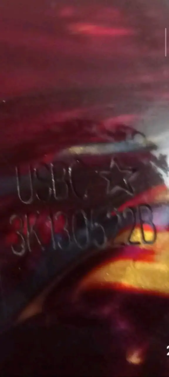 Bola de boliche multicolor usada - 6