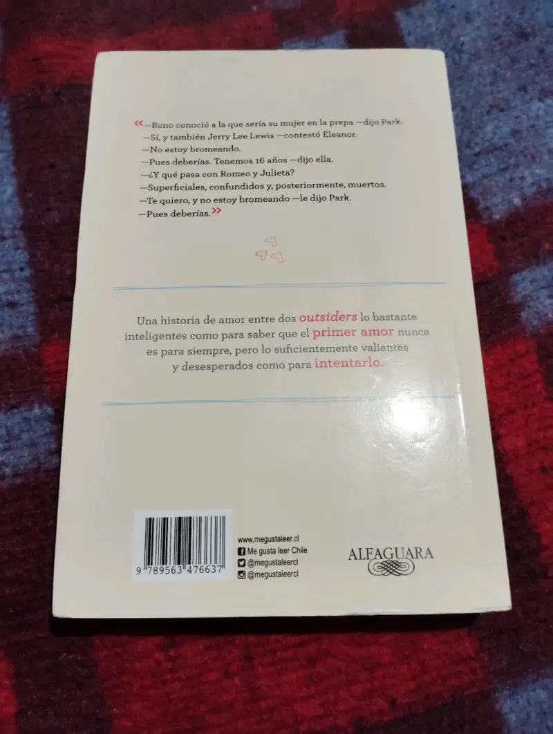 Libro 'Eleanor & Park' de Rainbow Rowell - 2