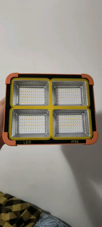 Lámpara solar LED naranja - miniatura 2