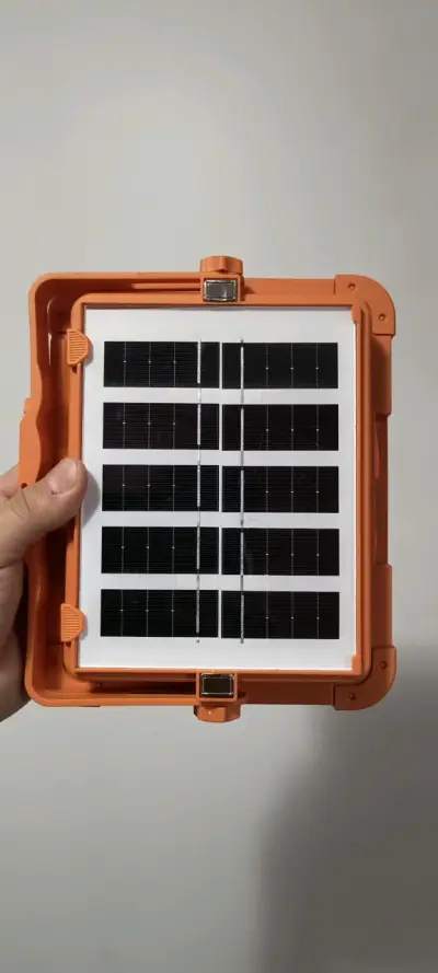 Lámpara solar LED naranja - miniatura 3
