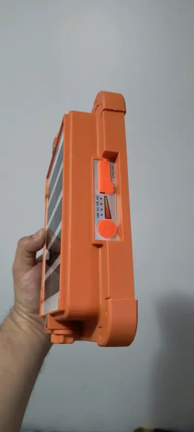 Lámpara solar LED naranja - miniatura 4