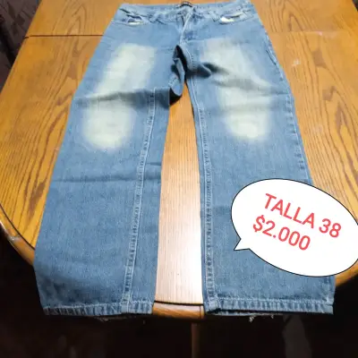 Jeans azul talla 38 - miniatura 1