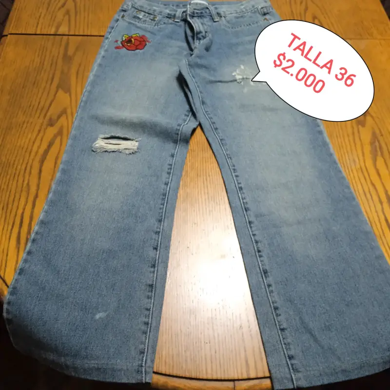 Jeans azul talla 38 - 2