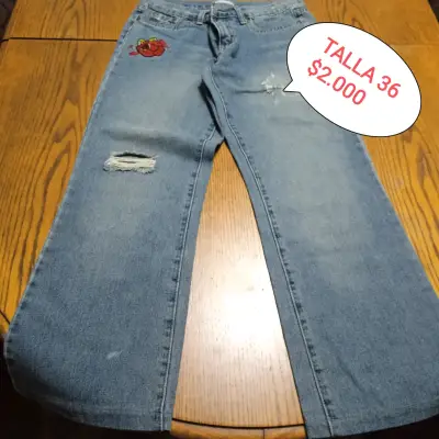 Jeans azul talla 38 - miniatura 2