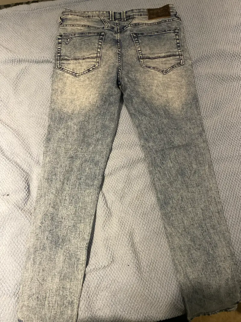 Jeans desgastados azul claro - 2