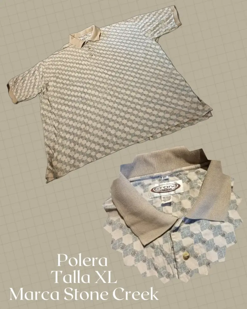 Polera patrón hexagonal