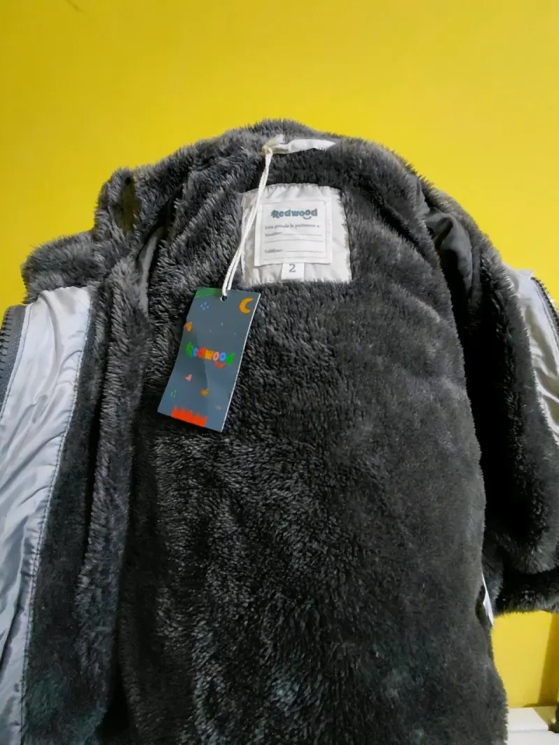 Chaqueta parka niño gris talla 2 - 2