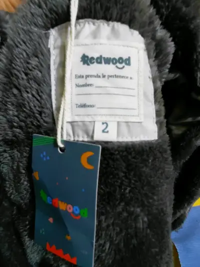 Chaqueta parka niño gris talla 2 - miniatura 3