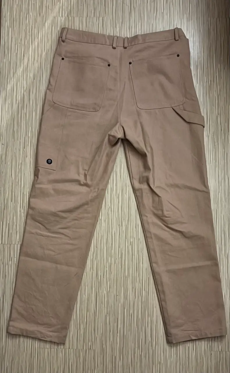 Pantalones cargo beige - 2