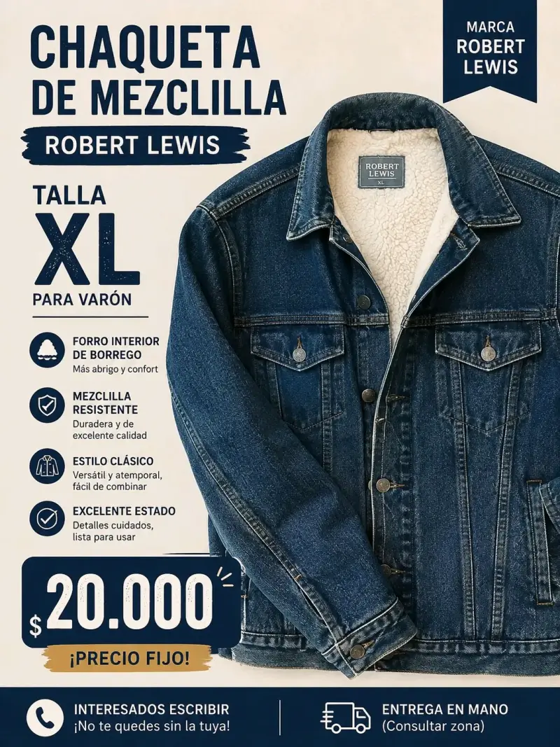 Chaqueta de mezclilla Robert Lewis