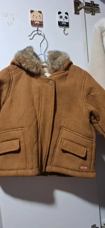 Abrigo infantil color camel - miniatura 2