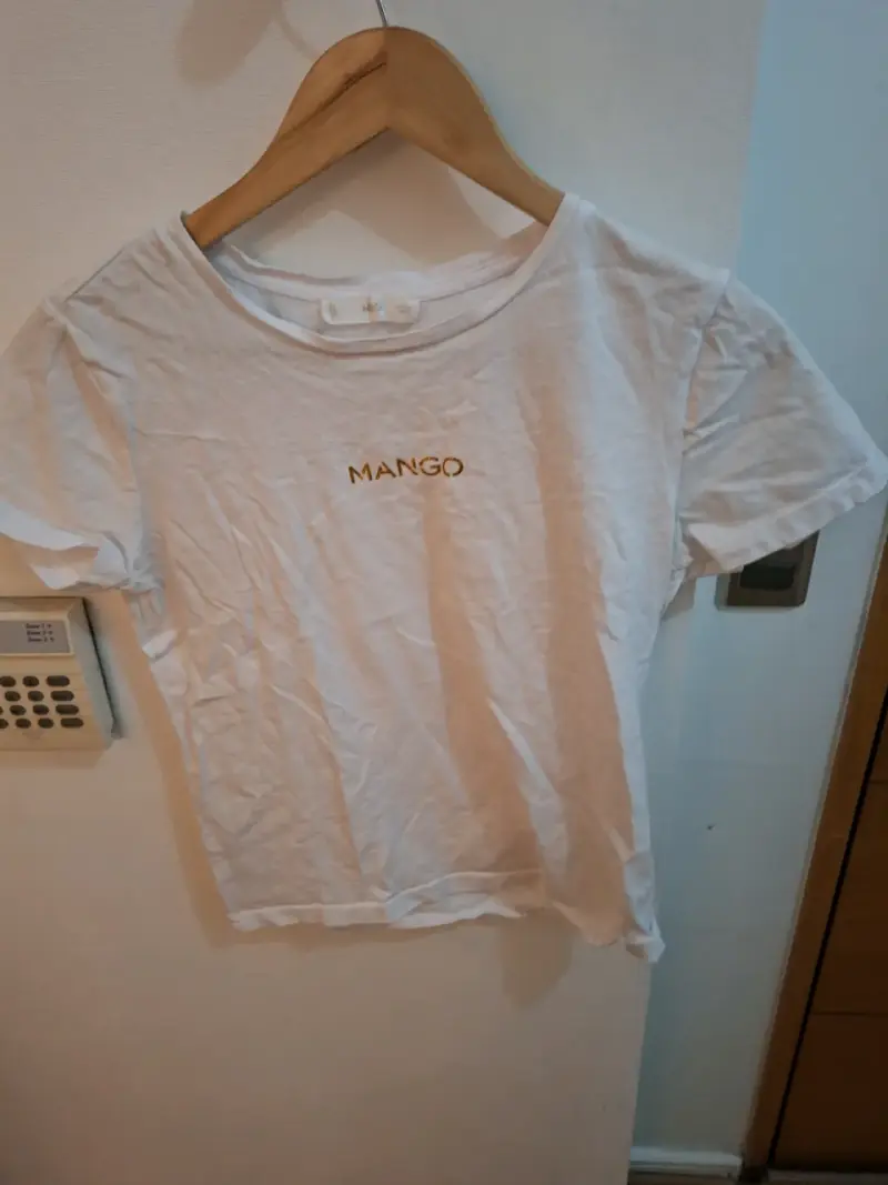 Polera blanca Mango - 1