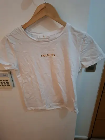 Polera blanca Mango - miniatura 1