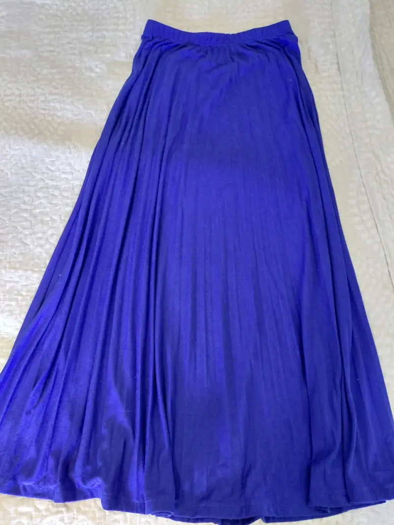Falda larga azul Americanino