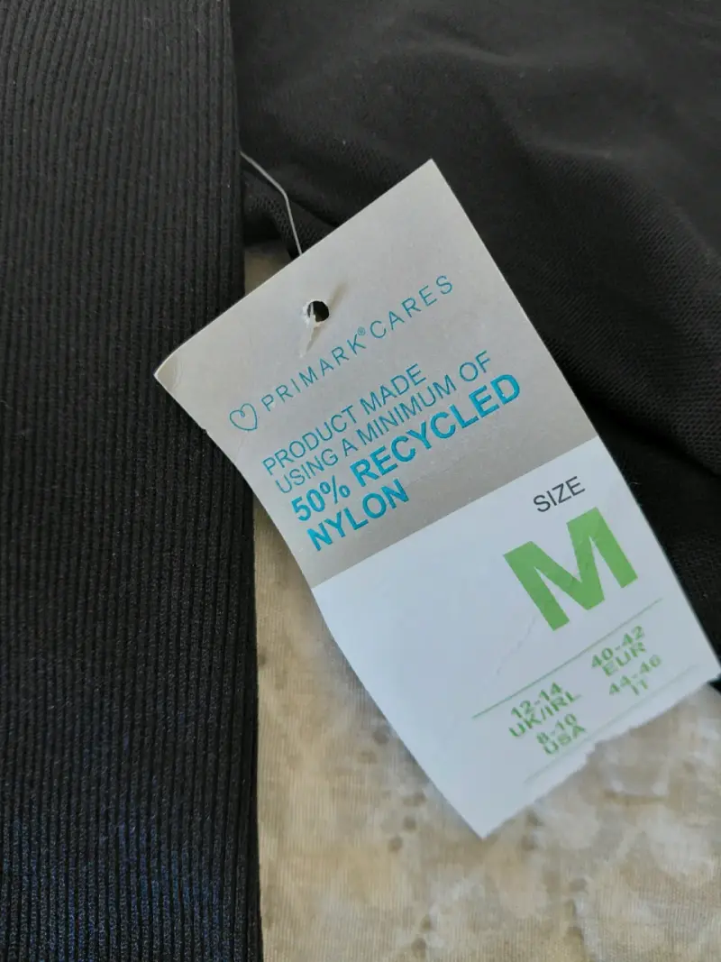 Vestido negro manga larga talla M - 2