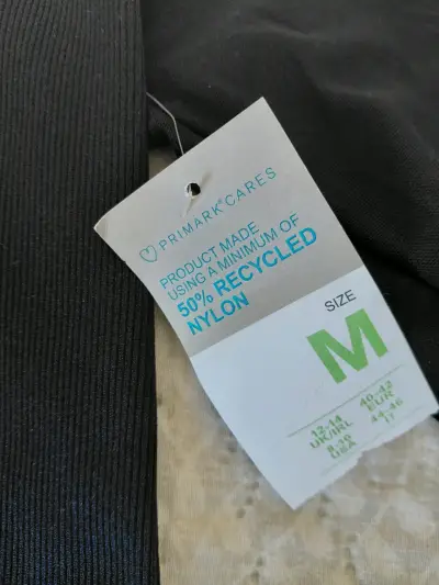 Vestido negro manga larga talla M - miniatura 2