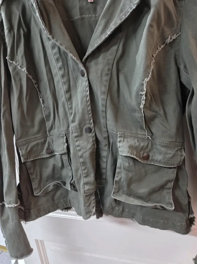 Chaqueta verde Tatienne talla M - 4
