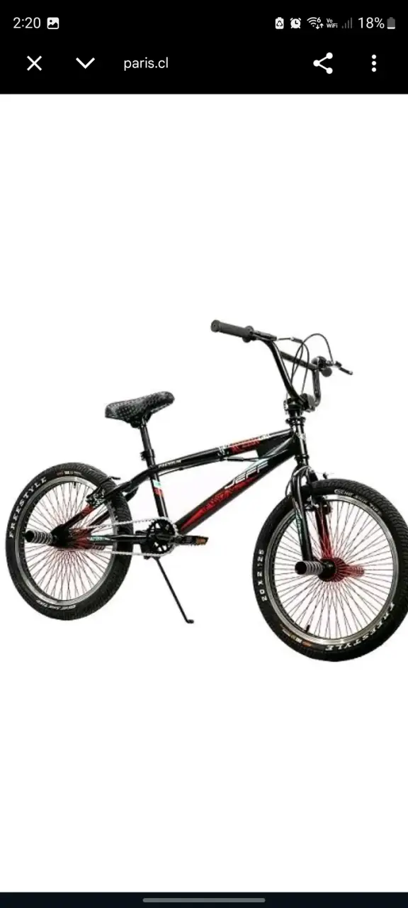 Bicicleta BMX negra en buen estado - 3