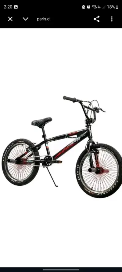 Bicicleta BMX negra en buen estado - miniatura 3