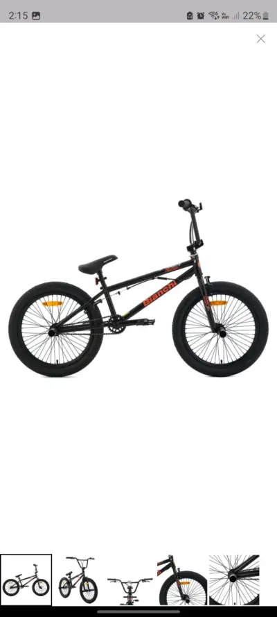 Bicicleta BMX negra en buen estado - miniatura 4