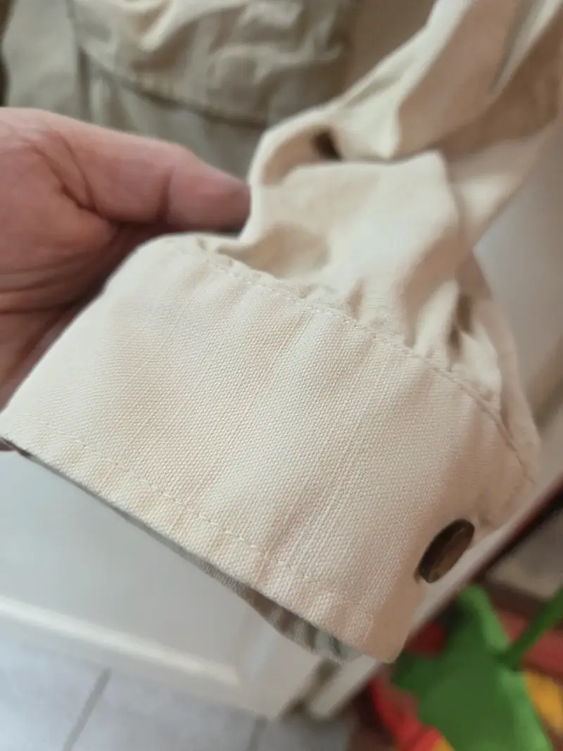 Chaqueta beige con bolsillos - 5