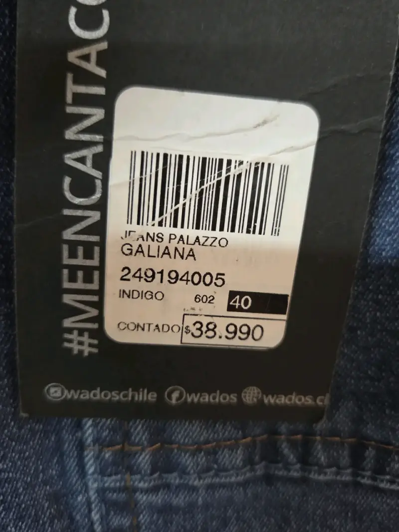 Jeans Wados nuevos talla 40 - 2