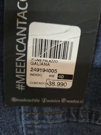 Jeans Wados nuevos talla 40 - miniatura 2