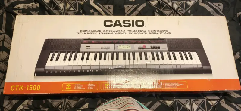 Teclado Casio CTK-1500 negro - 2