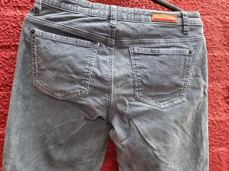 Pantalón cotele azul claro Mujer - 5
