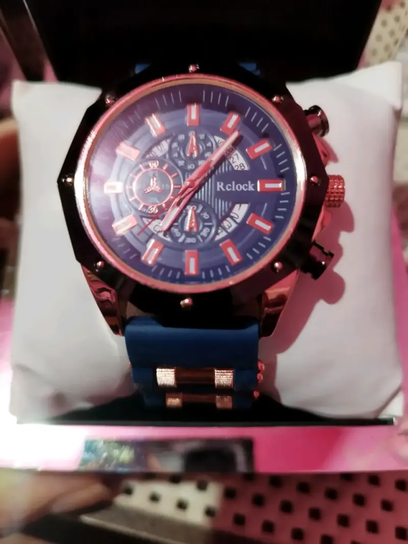 Relojes deportivos en colores azul y negro - 4