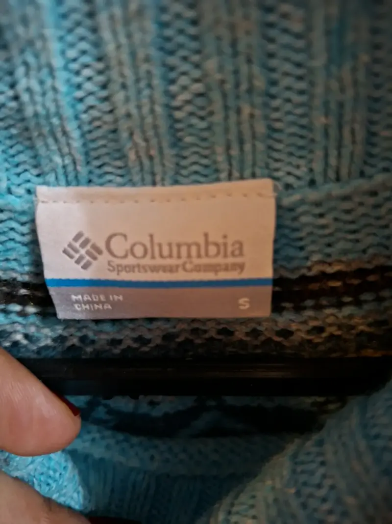 Suéter celeste con cuello alto - 2