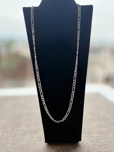 Cadena de plata gruesa - miniatura 2