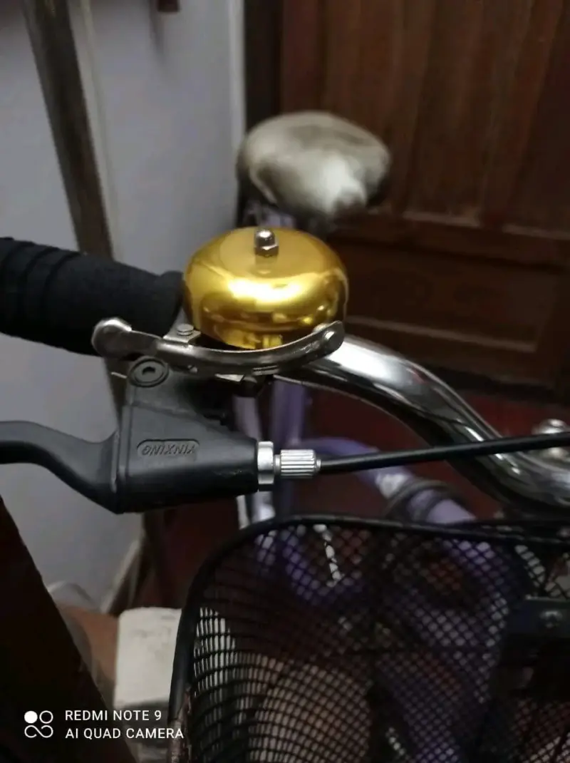 Campanilla Vintage dorada de bicicleta - 4