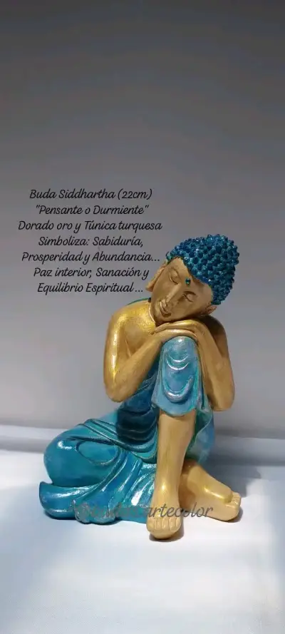Figura de yeso Buda Siddhartha 22cm - miniatura 1