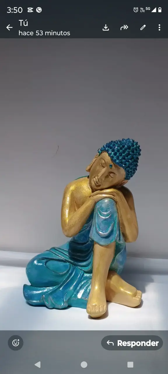 Figura de yeso Buda Siddhartha 22cm - 2
