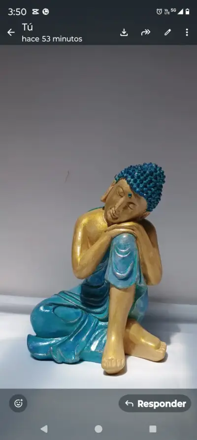 Figura de yeso Buda Siddhartha 22cm - miniatura 2