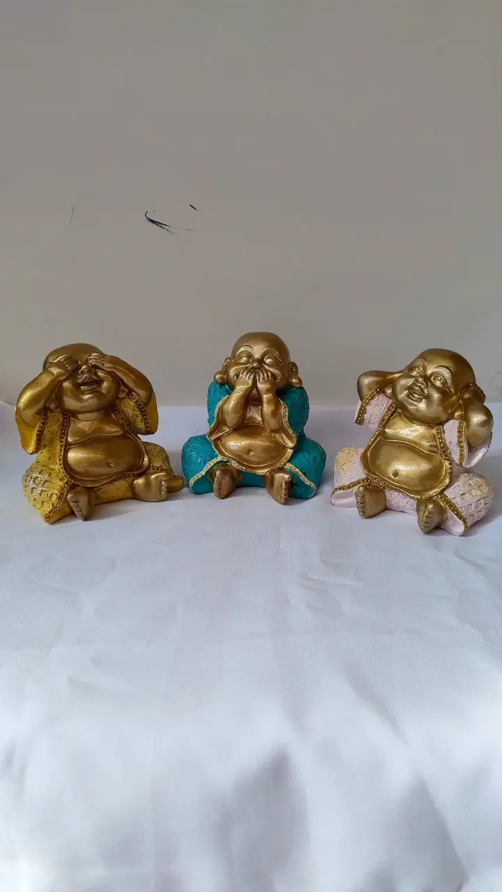 Figuras decorativas Buda dorado