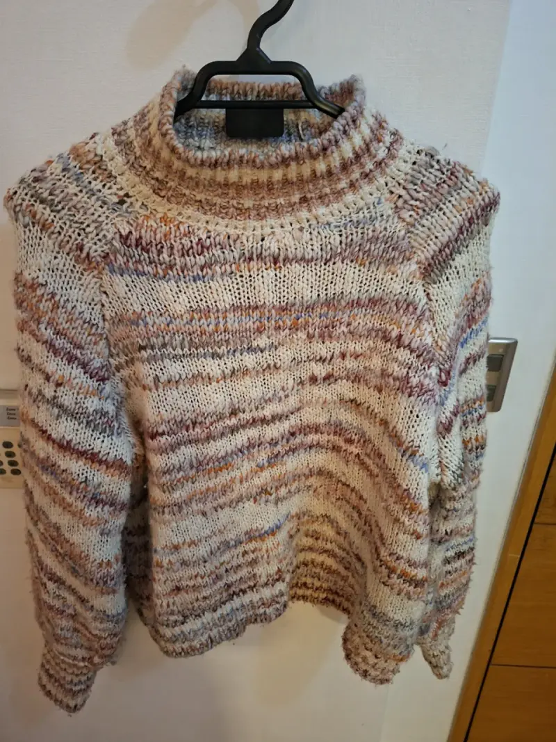 Suéter tejido multicolor