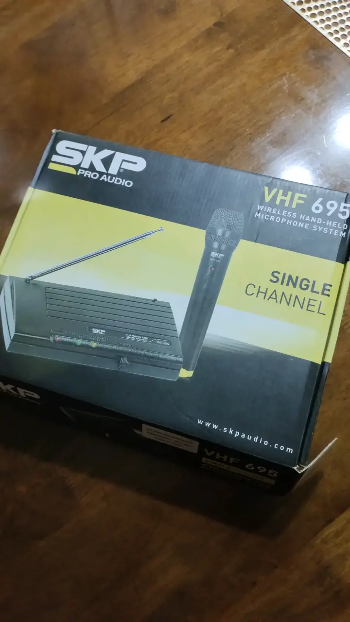 Micrófono inalámbrico SKP VHF 695 - 1
