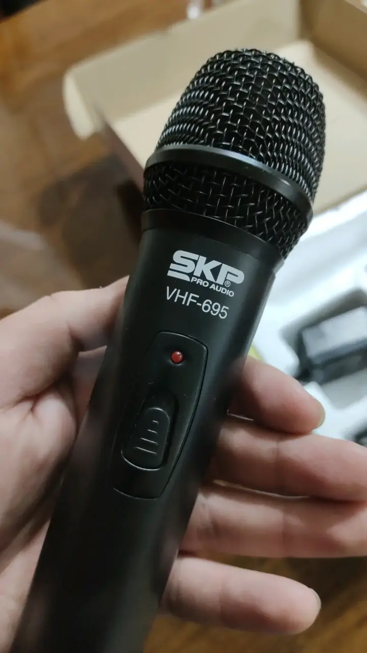 Micrófono inalámbrico SKP VHF 695 - 4