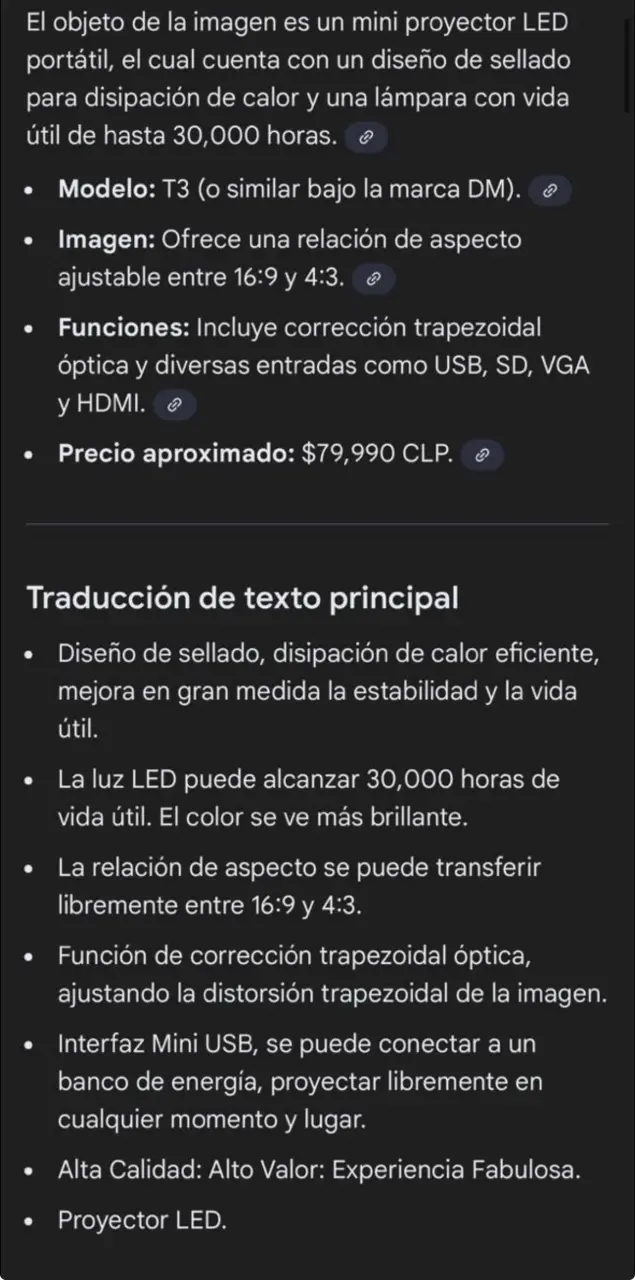 Proyector multimedia HD - 3