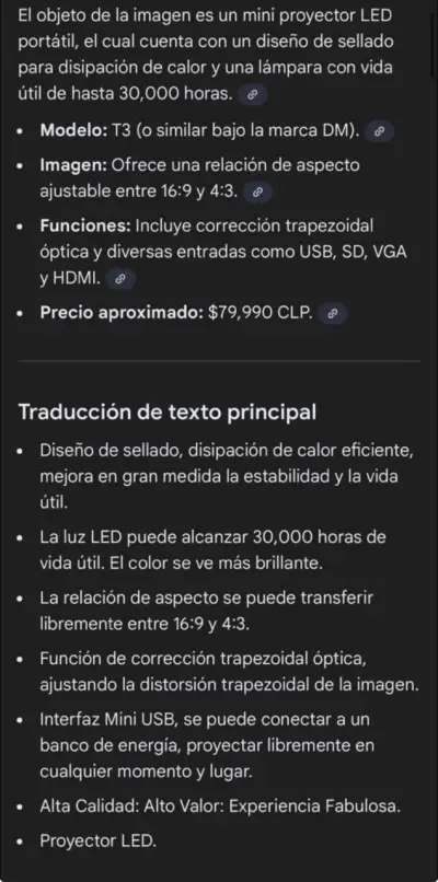 Proyector multimedia HD - miniatura 3