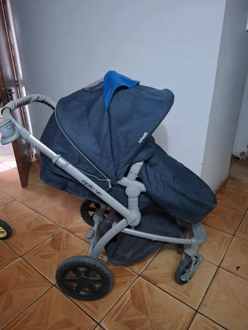 Coche para bebé Infanti azul - 3