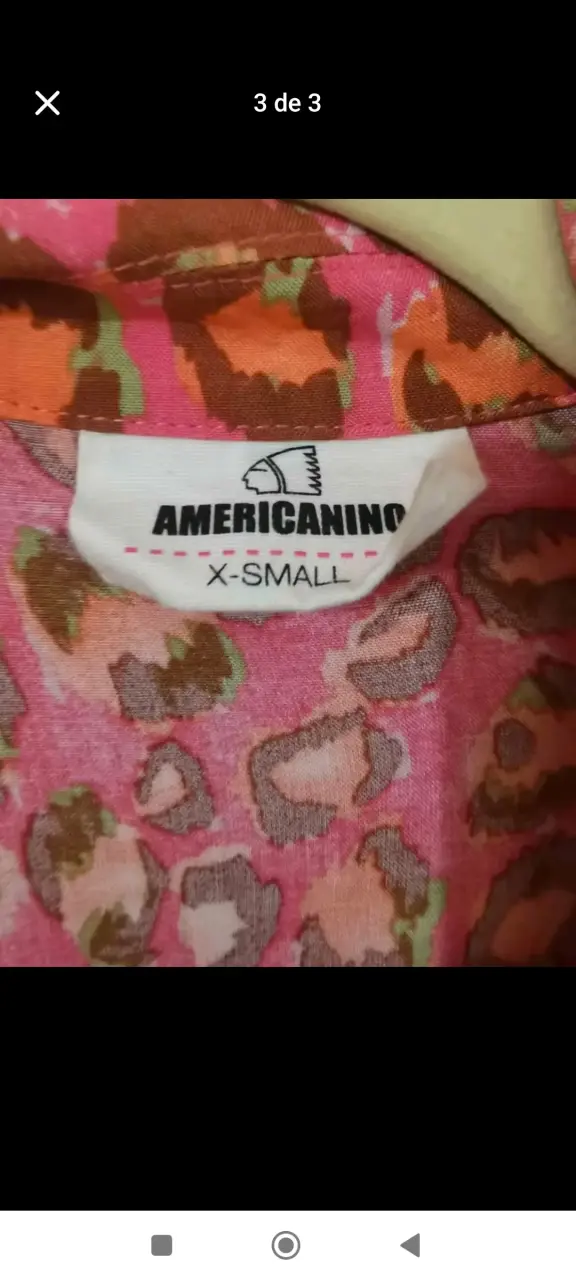 Vestido largo estampado rosa - 3