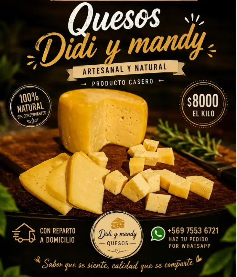 Queso artesanal Didi y Mandy